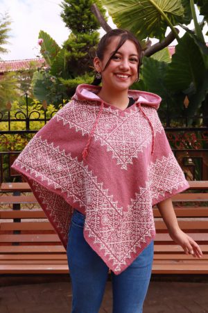 Huipil acrílico rosa