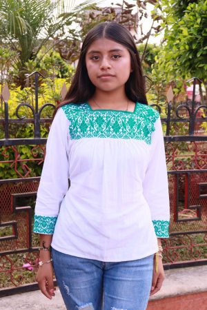 Blusa labores verde